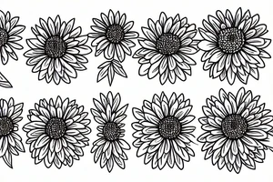 Chrysanthemums tattoo idea