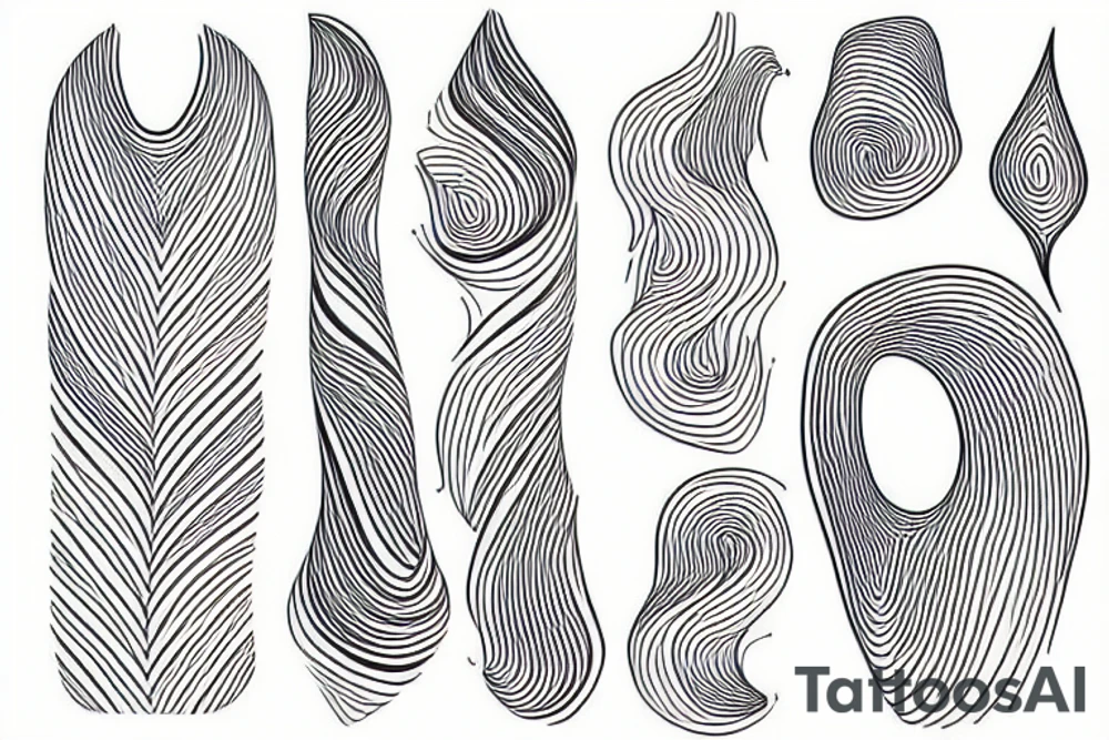 Lines similar to veins tattoo idea