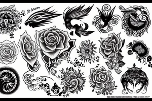 "Dream" written tattoo idea