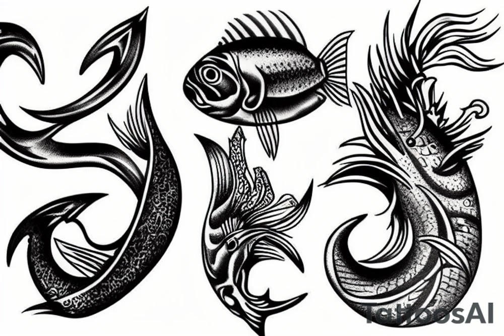 Fish Hook Guam Tattoo tattoo idea