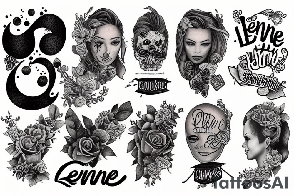 The name Lennie tattoo idea