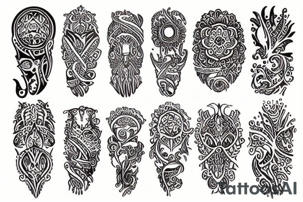 Ornamental for hands tattoo idea