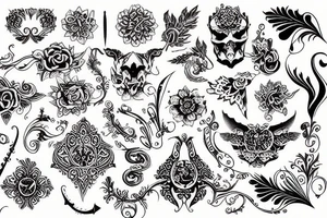 Ornamental tattoo idea