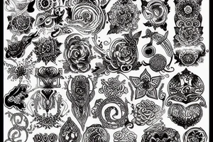Ornamental tattoo idea