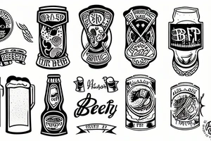 Craft beer tattoo idea