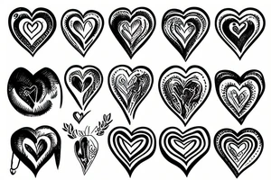 Ice cold Heart tattoo idea