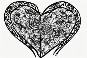 Ice cold Heart tattoo idea