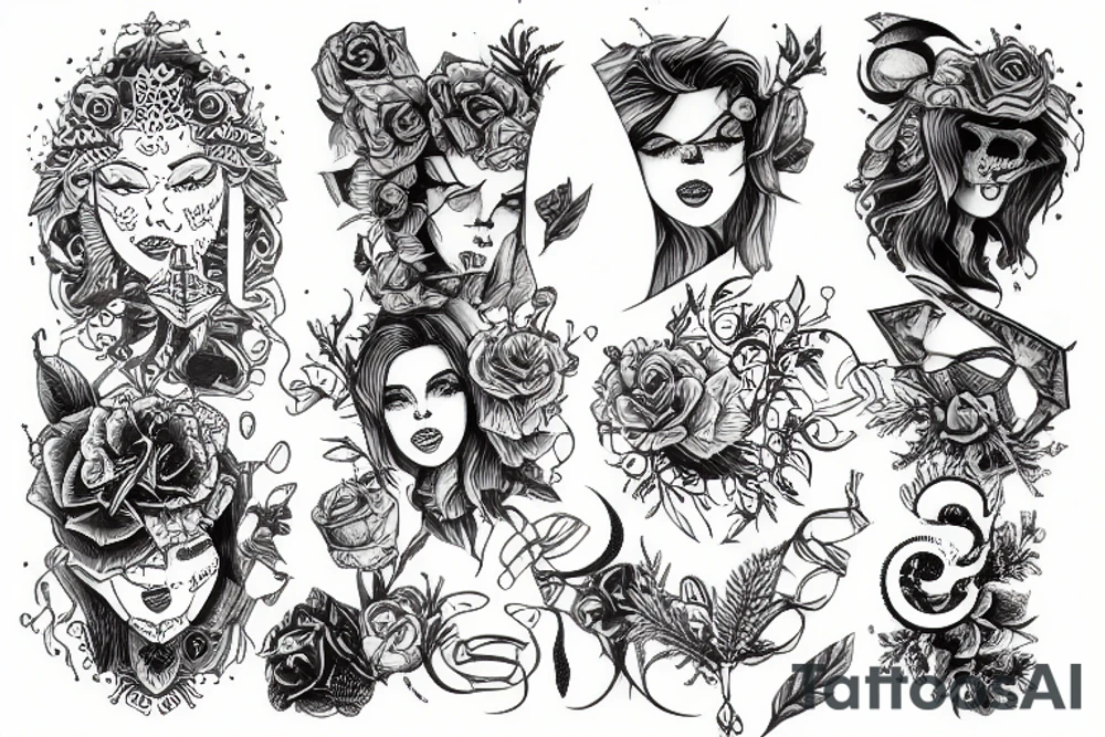 Depressed tattoo idea