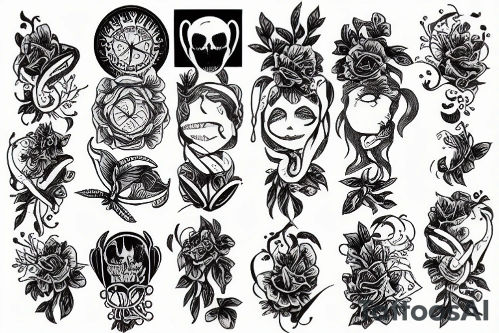 Depressed tattoo idea