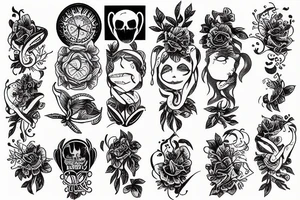 Depressed tattoo idea
