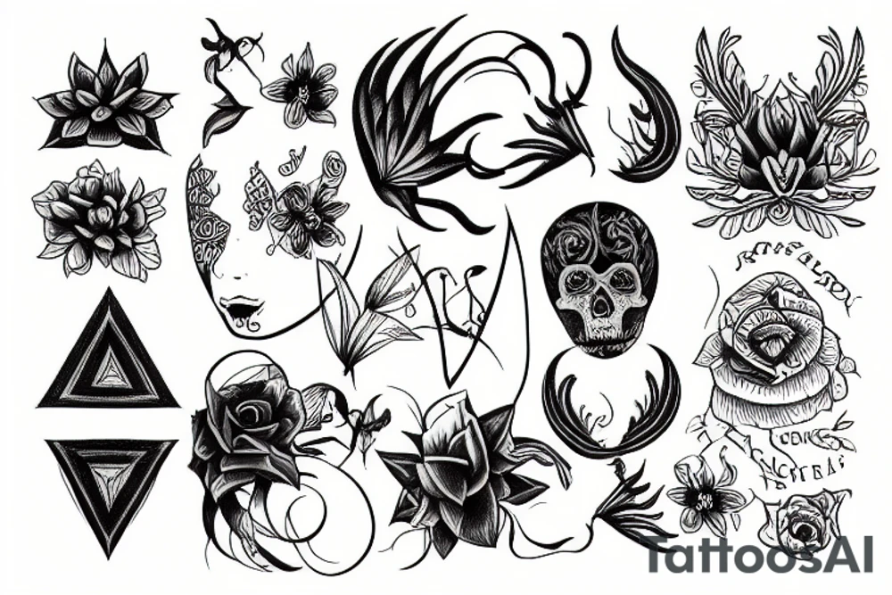 Depressed tattoo idea