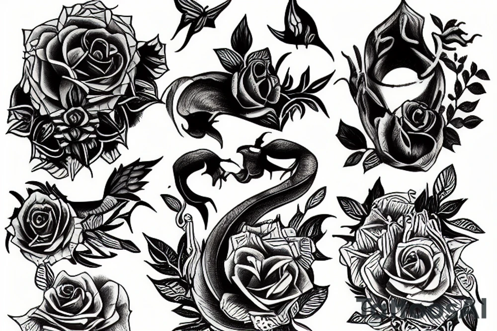 Depressed tattoo idea