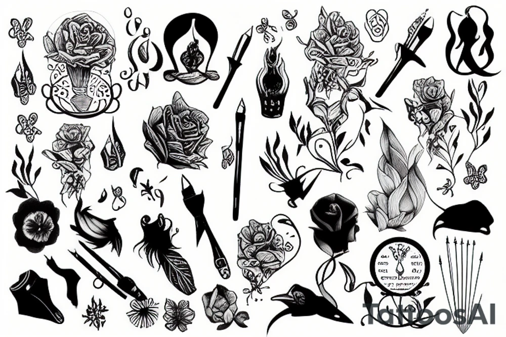 Depressed tattoo idea