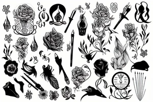 Depressed tattoo idea