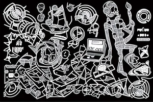 Coder sitting with a laptop tattoo idea