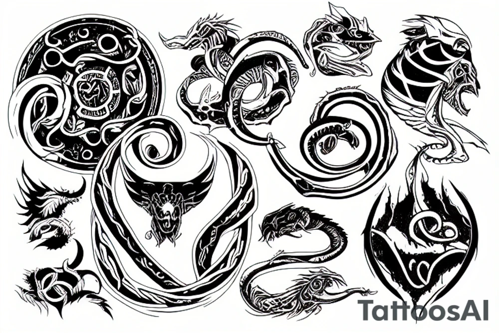 ouroboros tattoo idea