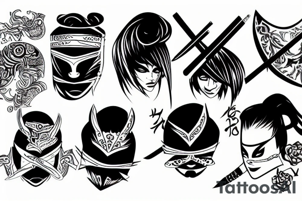 katana tattoo idea