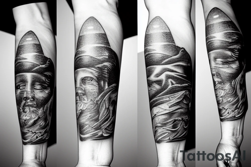 Christ the Redeemer of Rio de Janeiro, abstract tattoo idea