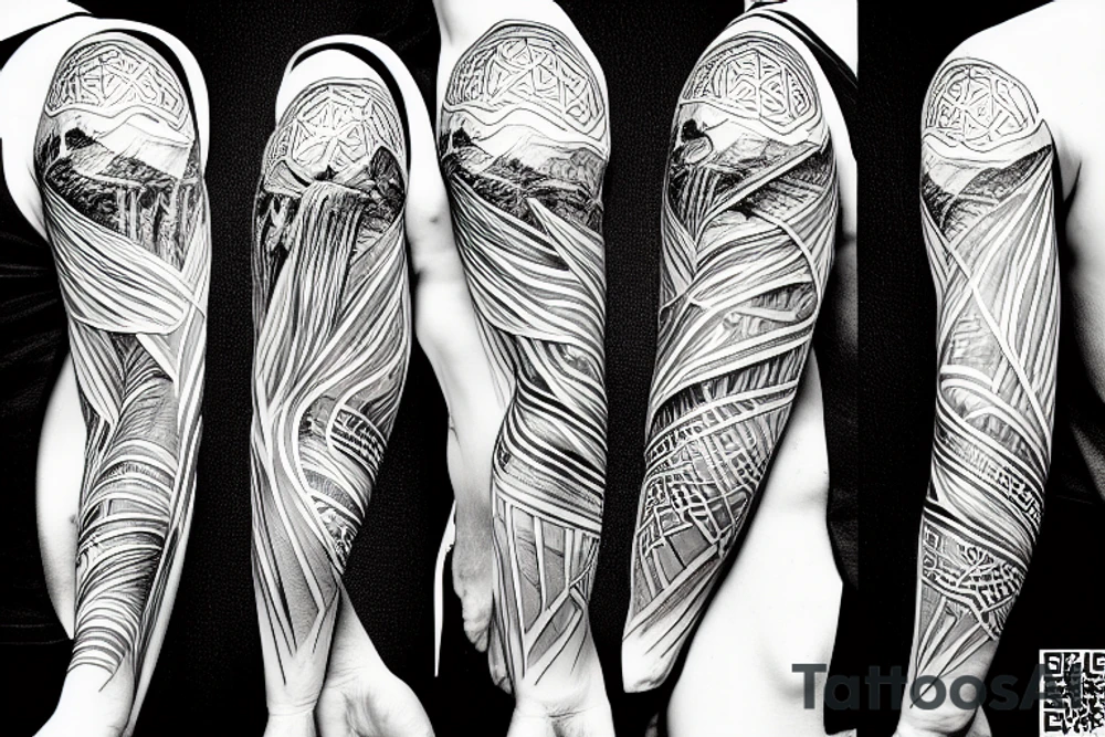 Christ the Redeemer of Rio de Janeiro, abstract tattoo idea