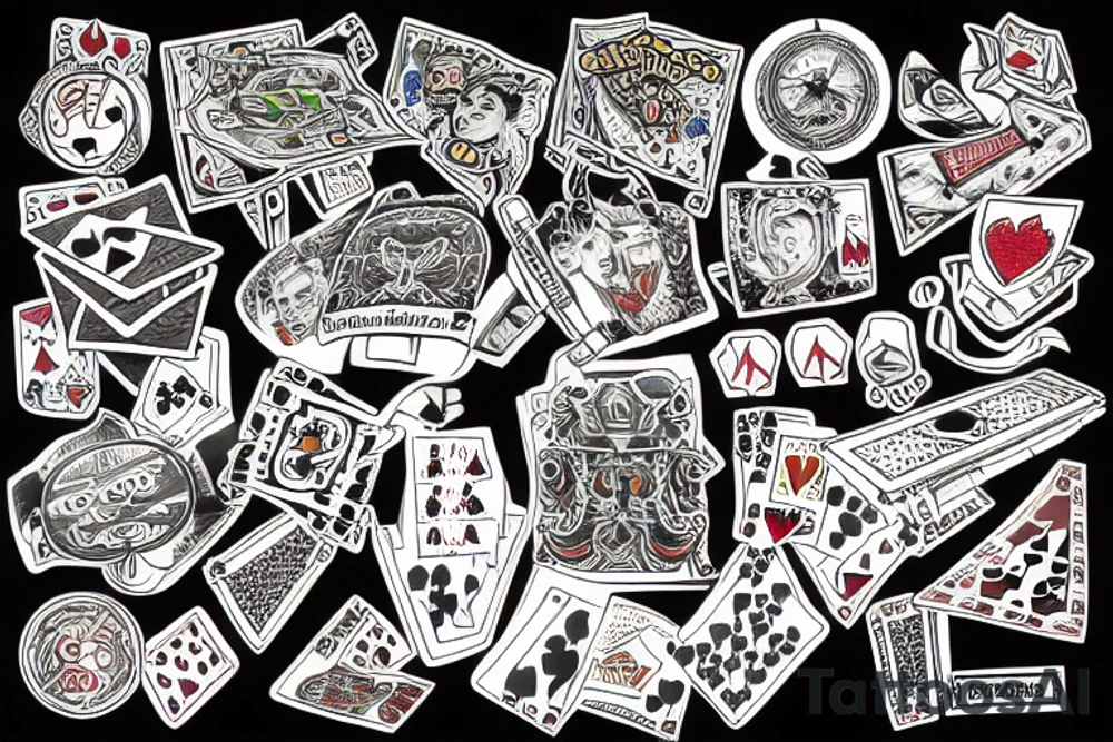 gambling tattoo idea