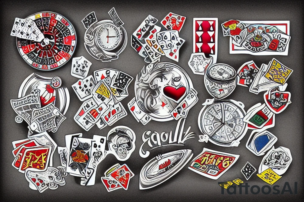 gambling tattoo idea