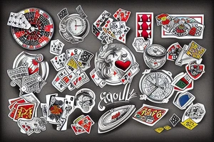 gambling tattoo idea