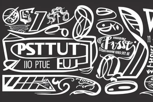 Text saying “past, present, future” with lines through “past” and “future” tattoo idea