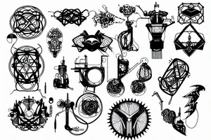 electrical mechanical tattoo idea