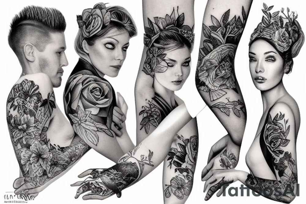 landscape tattoo idea