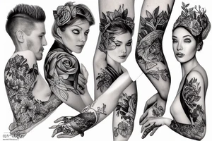 landscape tattoo idea