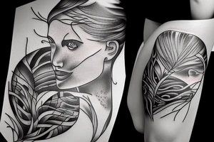 landscape tattoo idea