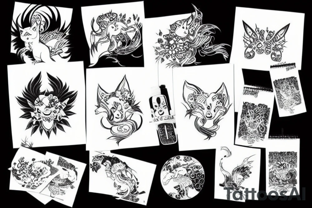 Kitsune tattoo idea