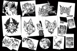 Kitsune tattoo idea
