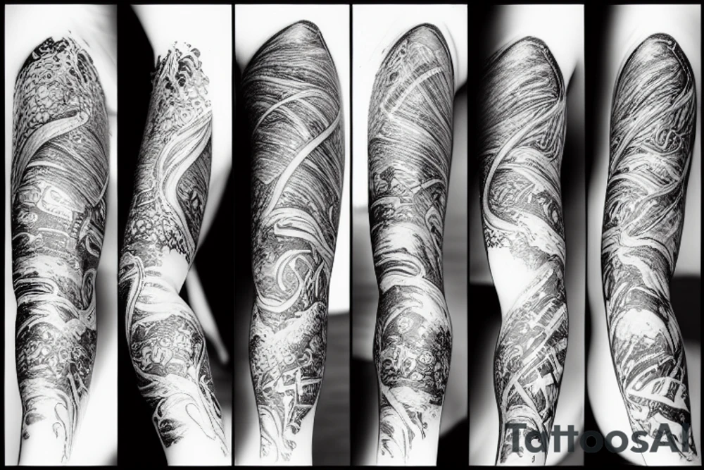 Mermaid tattoo idea