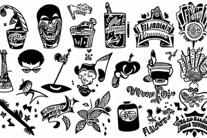 florida vacation tattoo idea