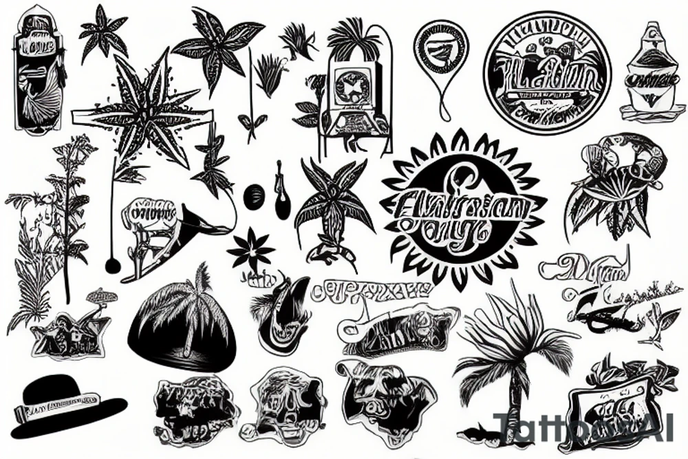 florida vacation tattoo idea