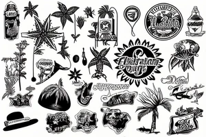 florida vacation tattoo idea