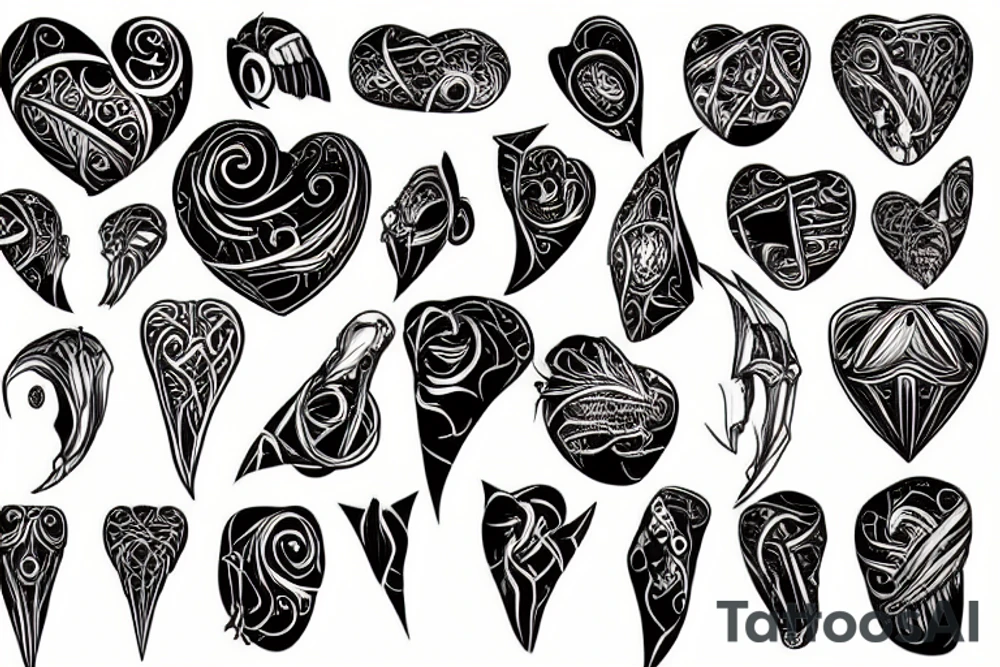 heart tattoo idea