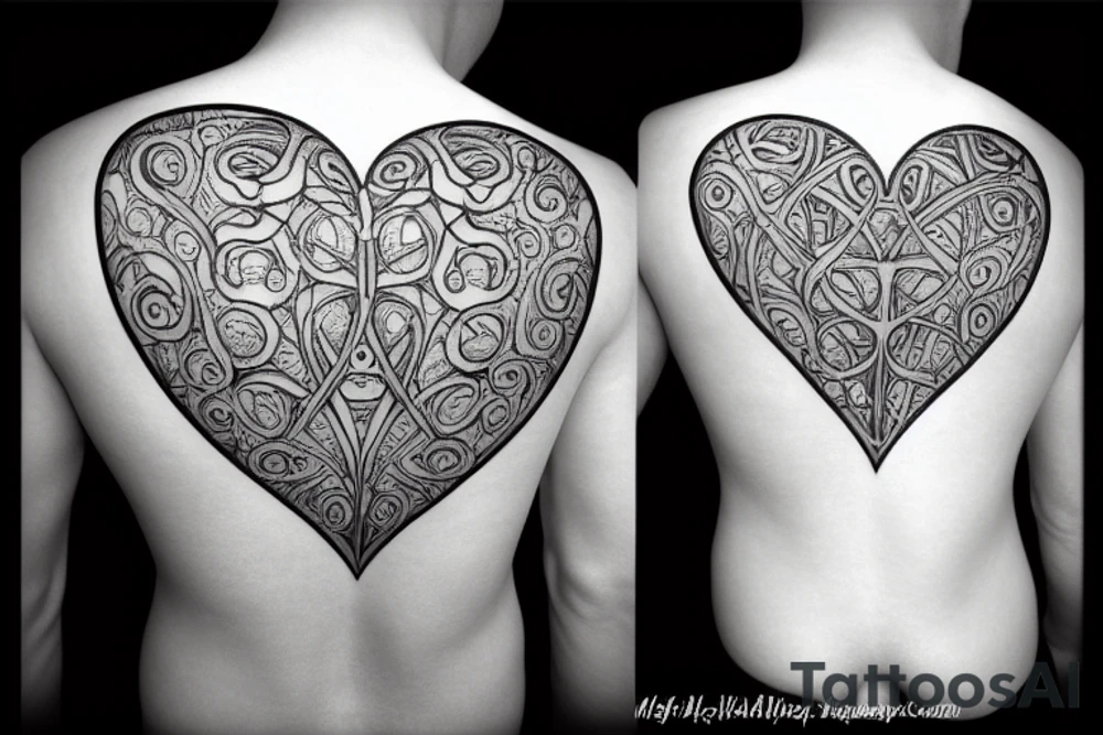 heart tattoo idea