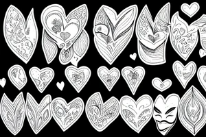 Half heart-half Brain Surrounded by magnolia's tattoo idea