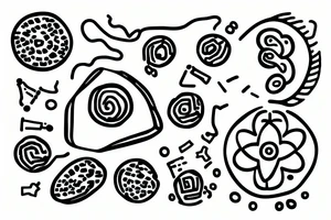MDMA molecule with ecstasy print inside tattoo idea