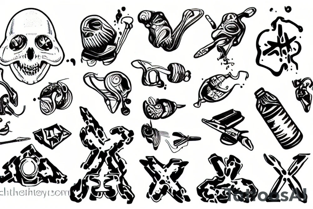 3,4-Methyl​enedioxy​methamphetamine tattoo idea
