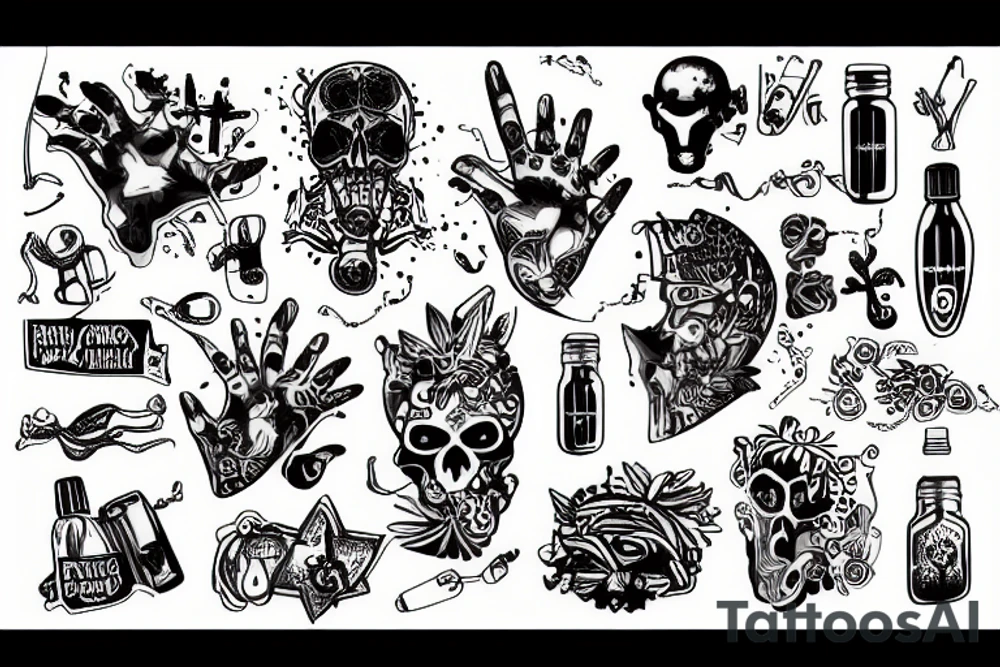 3,4-Methyl​enedioxy​methamphetamine tattoo idea