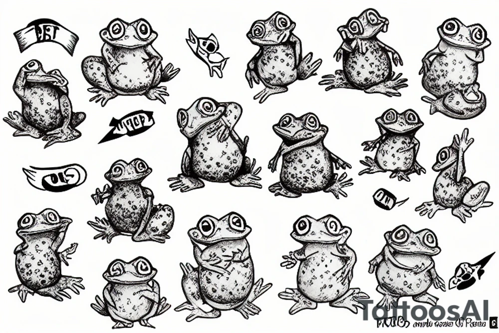 toad in a pocket tattoo idea