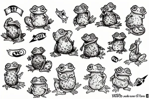 toad in a pocket tattoo idea