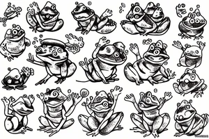 toad in a pocket tattoo idea