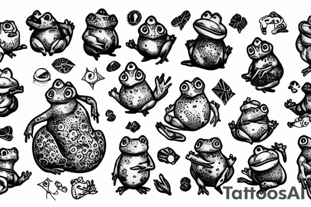toad in a pocket tattoo idea