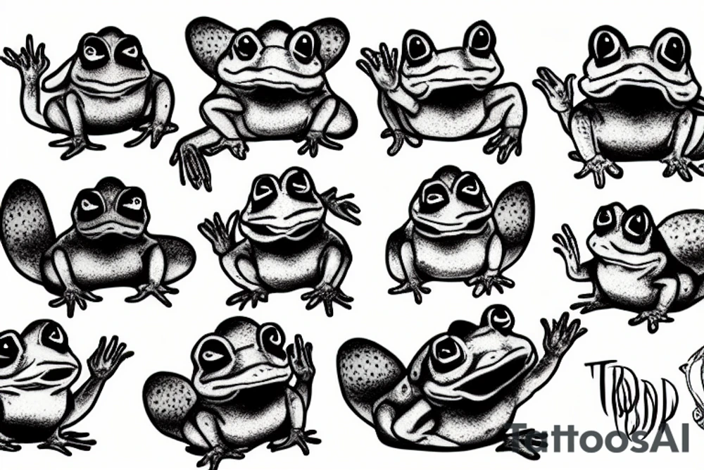 toad in a pocket tattoo idea