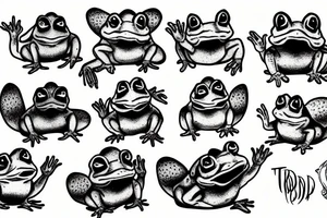 toad in a pocket tattoo idea