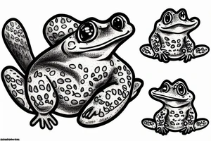 toad in a pocket tattoo idea